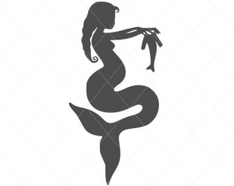 Download Pregnant Mermaid Svg Etsy