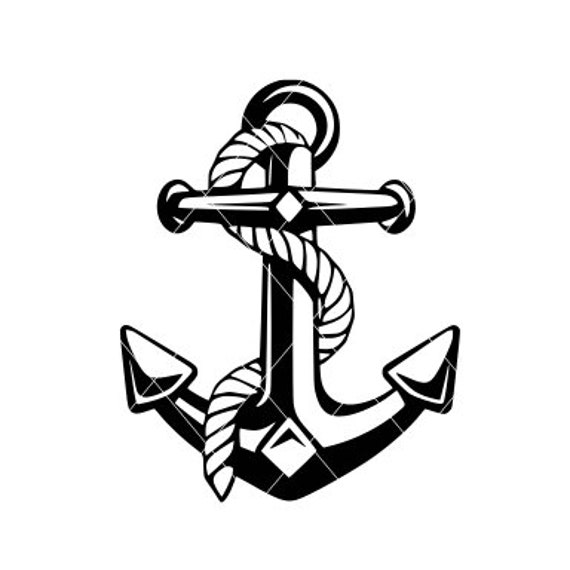 Anchor Svg Anchor Cut File Anchor Vector Anchor Decal Etsy