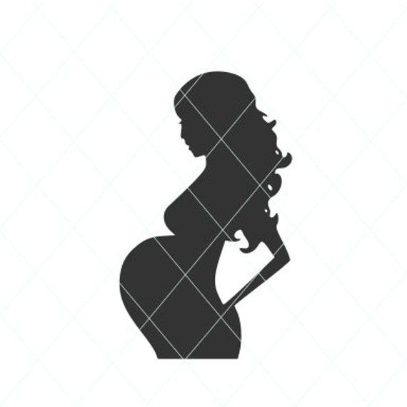 Pregnant Woman Svg Mom And Baby Cut File Mom And Baby Etsy