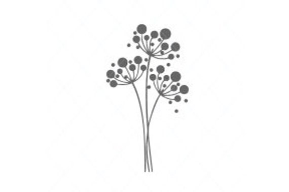Download Beautiful Flowers Svg Flower Cluster Svg Dandelion Svg Etsy