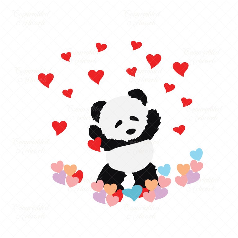 Download Cute Panda Svg Panda Cut File Panda Vector Baby Panda Svg Etsy