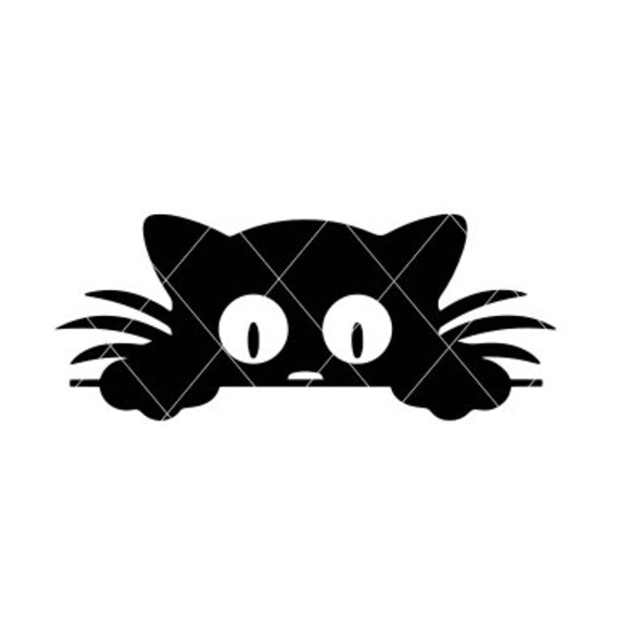 Download Peeking Cat Svg Cat Cut File Cat Vector Cute Cat Svg Gato Etsy 3D SVG Files Ideas | SVG, Paper Crafts, SVG File