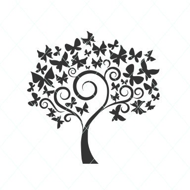 Free Free 58 Butterfly Tree Svg SVG PNG EPS DXF File