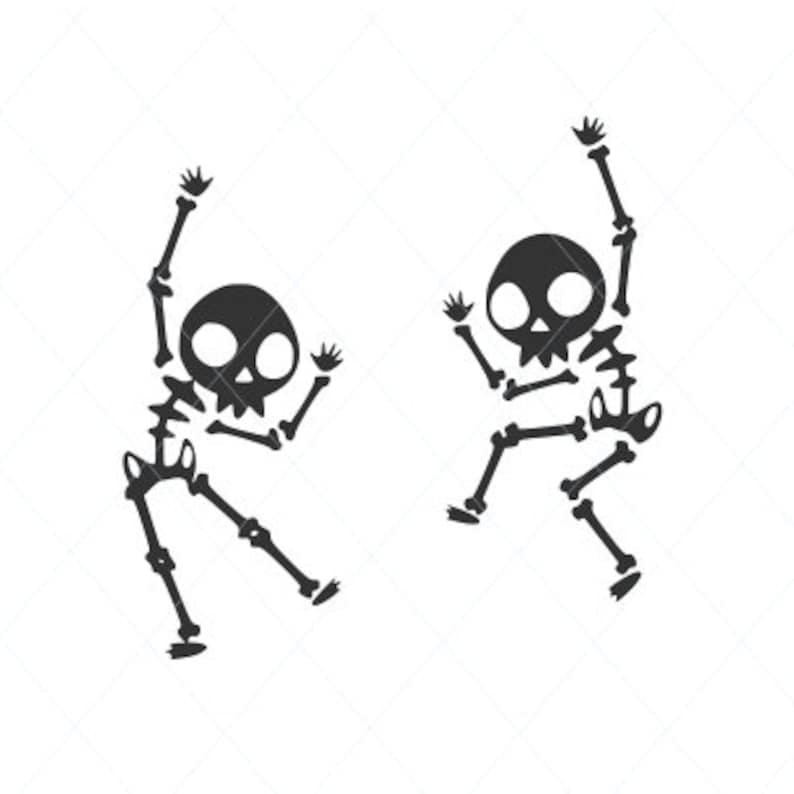 Dancing Skeleton Svg Skeleton Cut File Skeleton Vector | Etsy