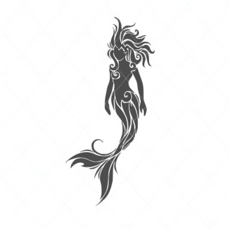 Download Mermaid svg scary mermaid unique mermaid design clip art ...