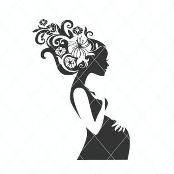 Download Pregnant Woman Svg Mom And Baby Cut File Mom And Baby Etsy