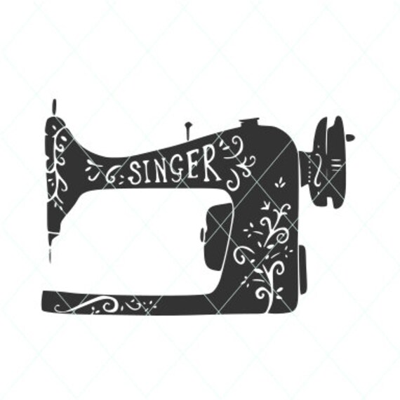 Download Sewing Machine Svg Vintage Machine Vintage Sewing Machine Etsy