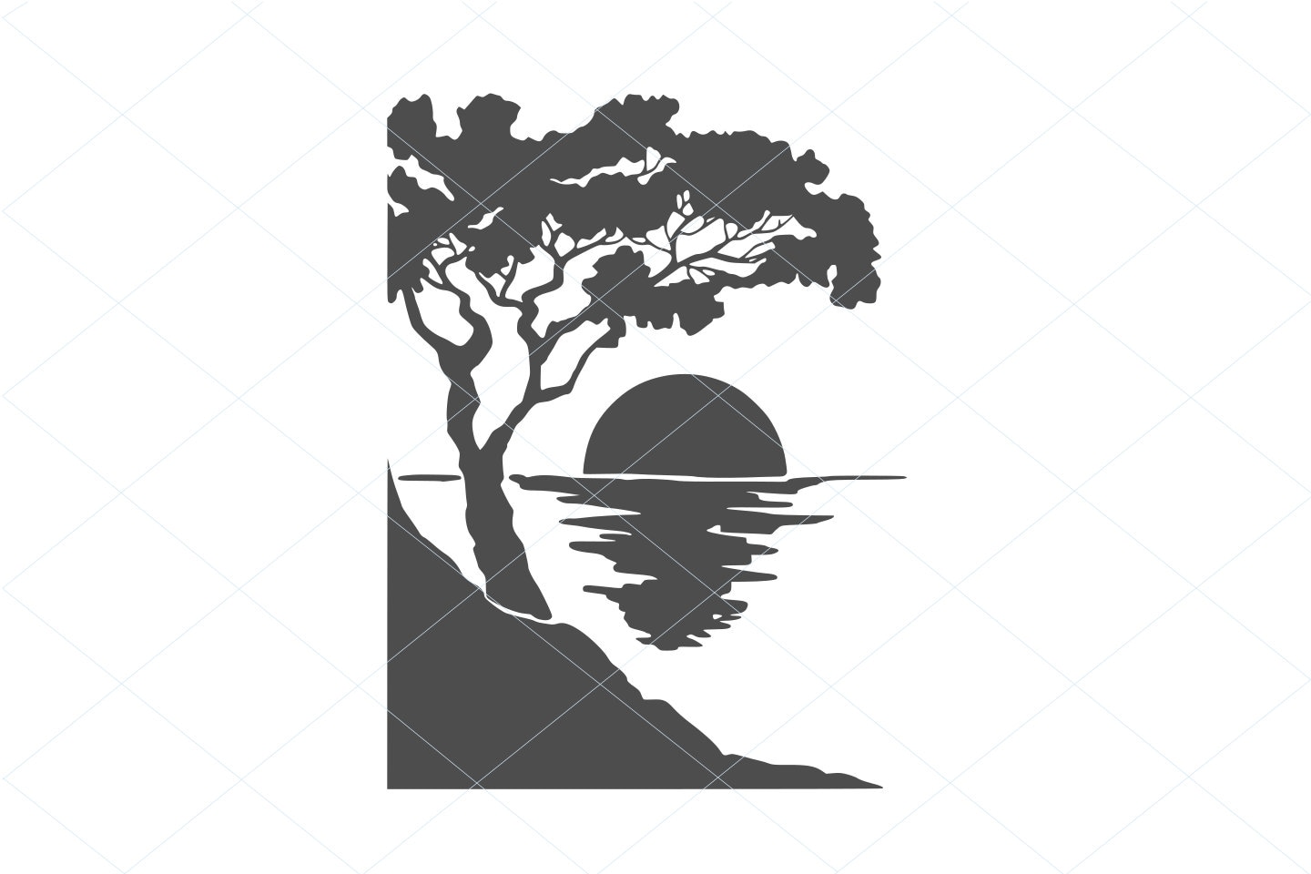Sunset svg tropical svg beach svg beach cut file sunset Etsy