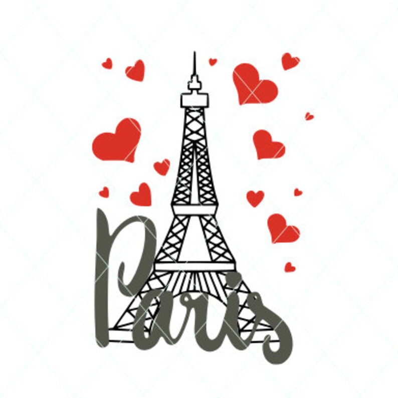 Eiffel tower svg Paris svg Eiffel tower cut file Paris | Etsy