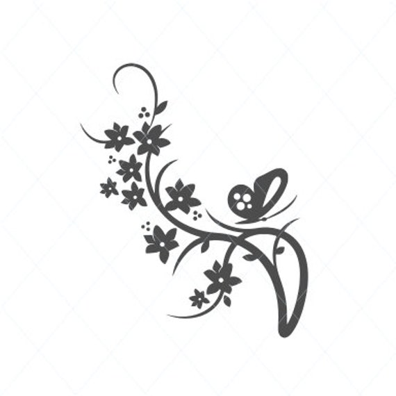 Download Butterfly Svg Butterfly Cut File Butterfly Vector Flowers Etsy