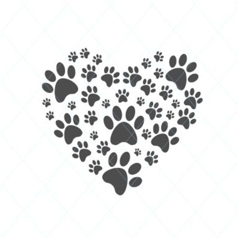 Free Free 349 Love Dog Paw Svg SVG PNG EPS DXF File