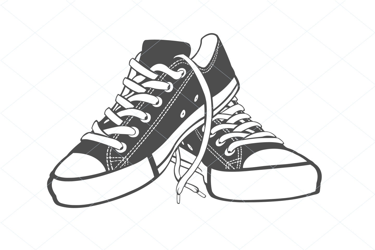 Sneakers svg sneakers cut file sneakers vector shoes svg Etsy