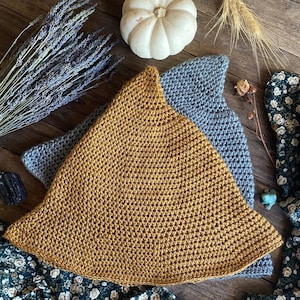 The Pumpkin Slouchy Witch Hat