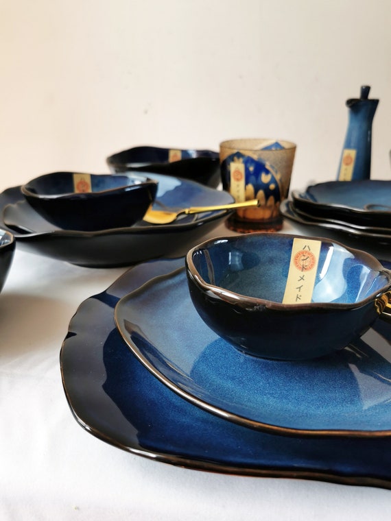 Vaisselle Japonaise En Céramique, Changement De Four Bleu