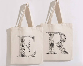 customized initial bolsas