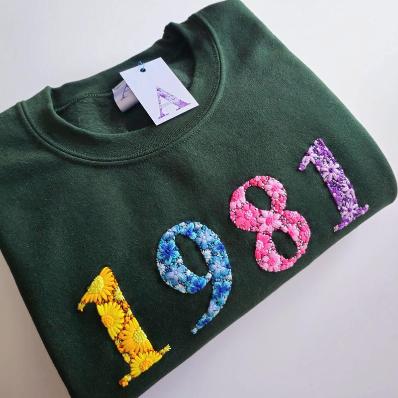 Sweatshirt With Embroidery Ornament main image 1