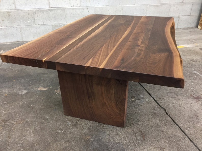Live Edge Black Walnut Coffee Table Etsy