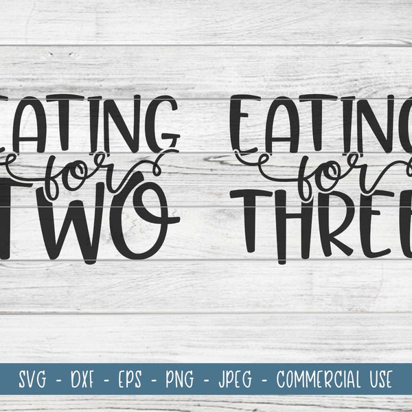 Eating for Two Svg Etsy