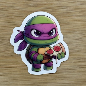 TMNT Donatello Pizza Sticker