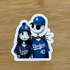 LA Dodgers Cartoon Stickers