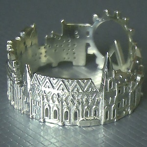 Vienna Skyline - Cityscape Ring - Statement Ring for Her - Rings for Women - Anniversary Gift -Mothers Day-City Ring-Gift Idea-Fancy Ring
