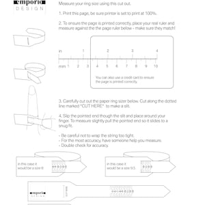 ring sizer print out etsy