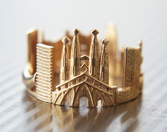 Barcelona Skyline - Cityscape Ring