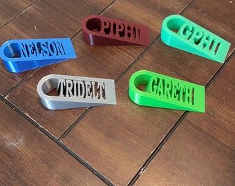 Custom Last Name Door Wedge