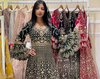 Salwar kameez Party Wear Anarkali Dress Wedding Suit Bollywood Pakistani Indian Pakistani Dress Bollywood PartyWear Indian Designer Wedding