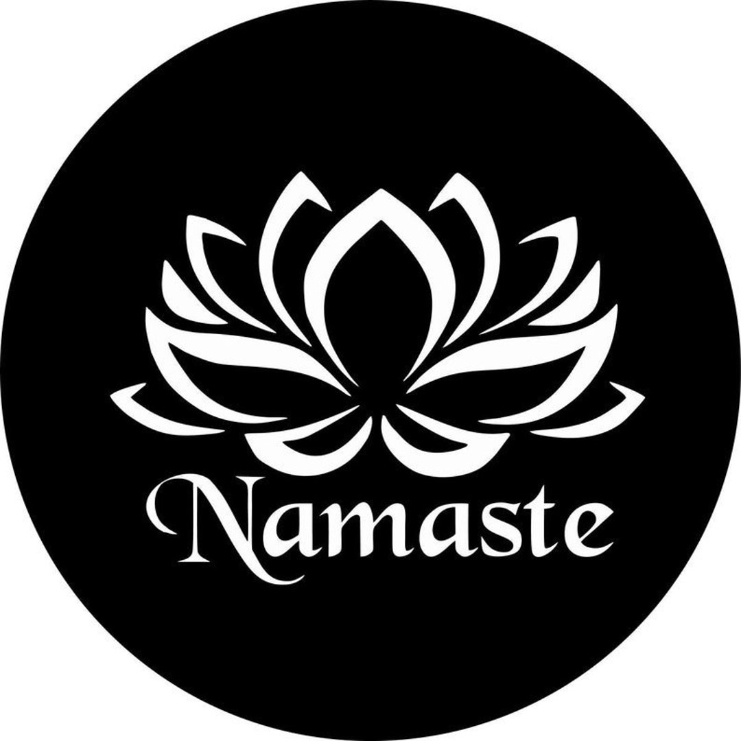 Namaste Lotus Flower Black Spare Tire Cover for Gladiator Etsy Singapore