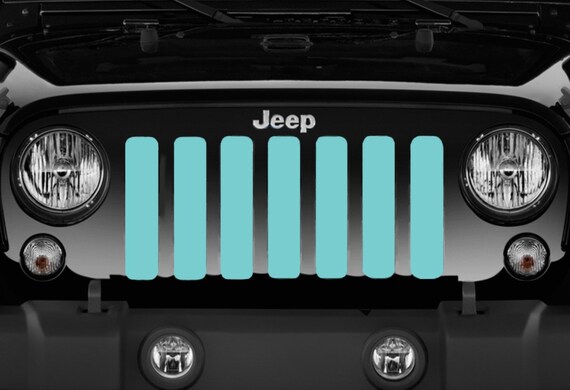 Solid Teal Jeep Grille Insert jt Jl Jlu 