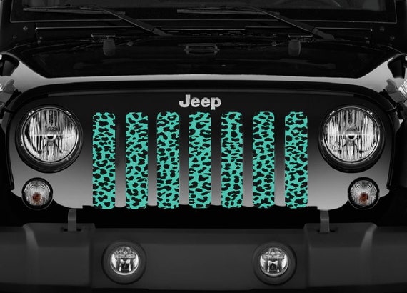 Mint Leopard Print Grille Insert for Jt Jl Jlu Jk Jku Tj - Etsy Mint Leopard Print Grille Insert for Jt Jl Jlu Jk Jku Tj - Etsy