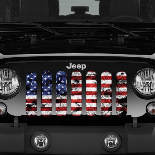 Dirty Grace American Flag Grille Insert for Gladiator - Etsy