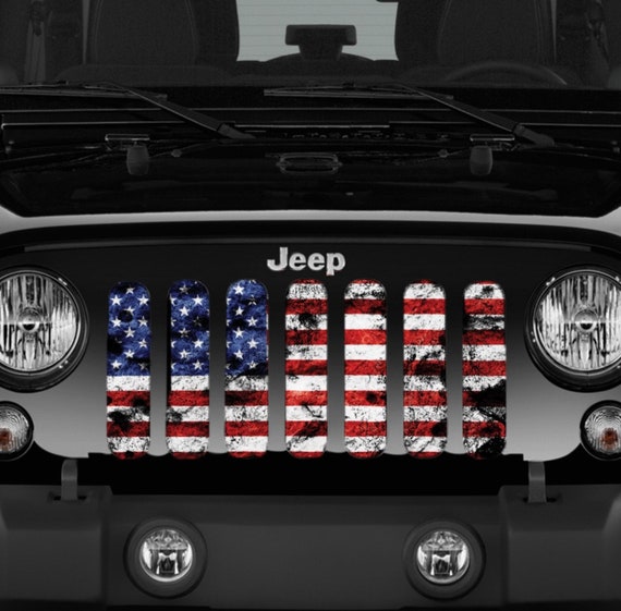 Dirty Grace American Flag Grille Insert for Gladiator - Etsy