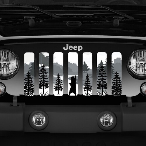 Mountain Bear Grille Insert for Jt Jl Jlu Jk Jku Tj Lj - Etsy