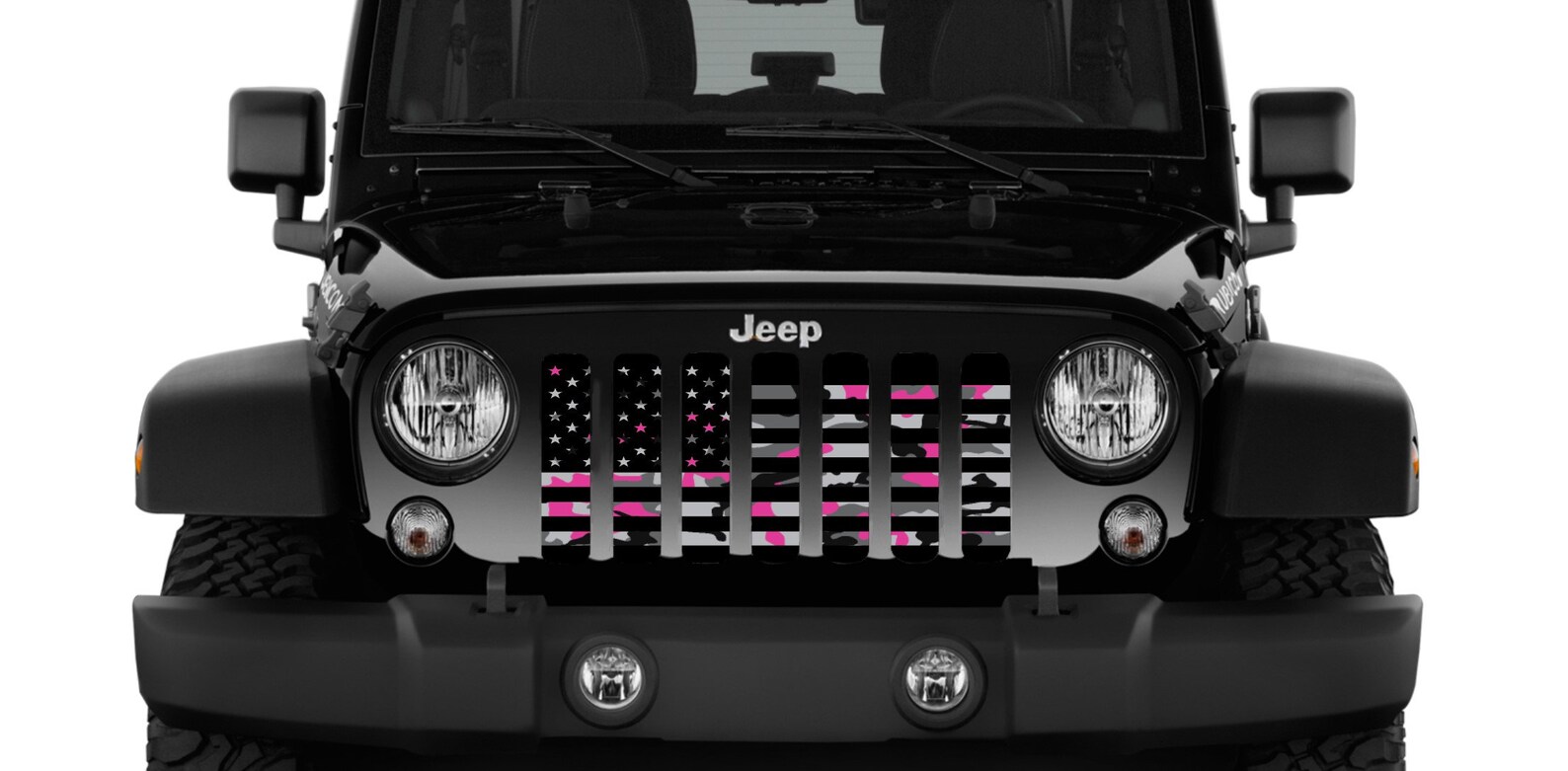 Pink Grill Insert For Jeep Wrangler