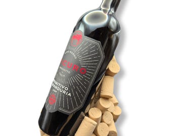 botellero de corcho