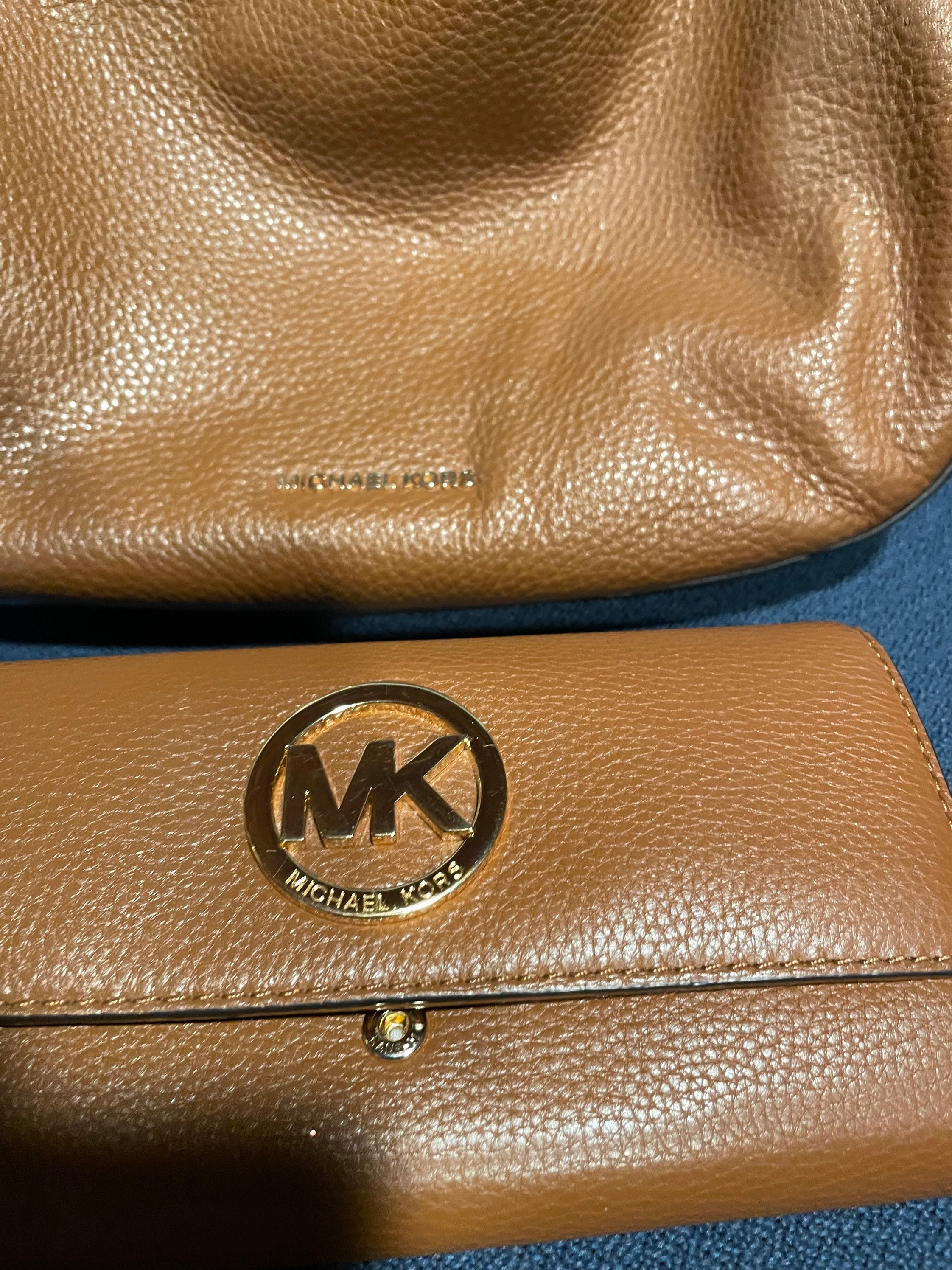 Fulton Extrasmall Logo And Leather Trifold Wallet  Michael Kors