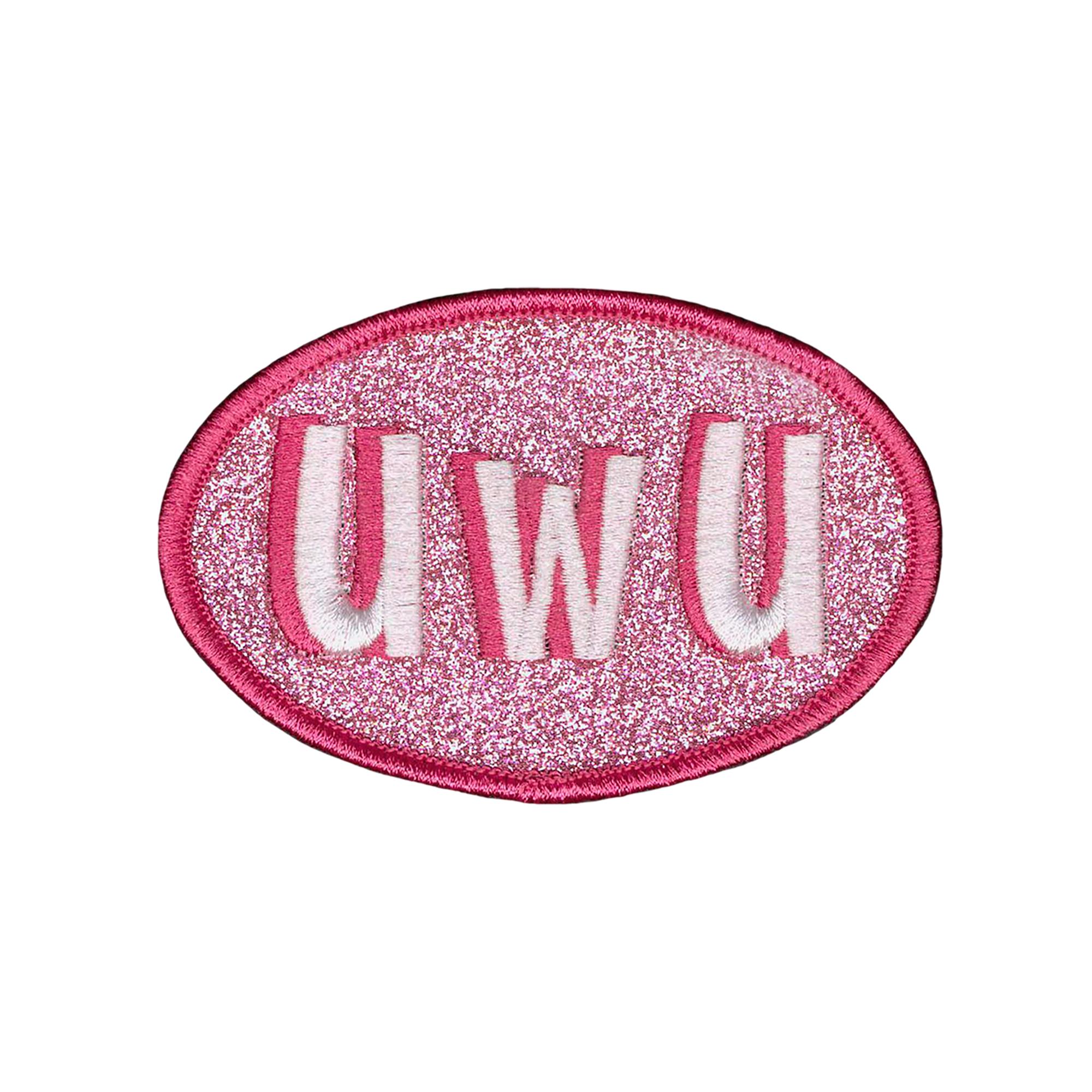 Patch uwu, patchs pour vestes, patch pour vestes, patch pour veste, patch, patchs, patchs brodés, patch scintillant