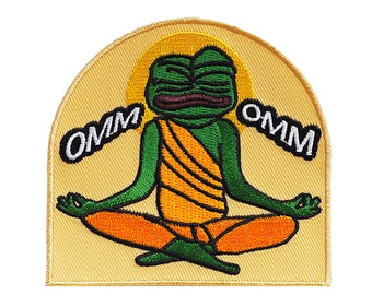 Patch for jacket, Embroidered patch, Sew on patch, Patches for jackets, DIY patch, Patch, Patches, Meditating, Apu, Meditate