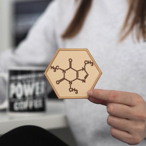 Patches for jackets, Patches for jacket, Patch for jacket, Funny patch, Funny, Coffee patch, Coffee lover, Coffee chemical formula, Caffeine