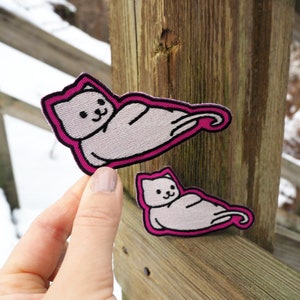 Patches for jackets, Patch for jackets, Meme patch, Patch for jacket, Patch, Patches, Funny patch, Animal, Cute patch, Cute, Cat patch