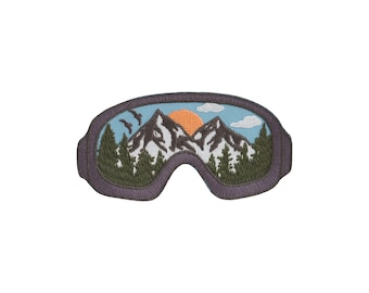 Patches for jackets, Patch for jackets, Patch for jacket, Patch, Patches, Snowboard, Ski, Skiing, Downhill skiing Hobby, Ski goggles