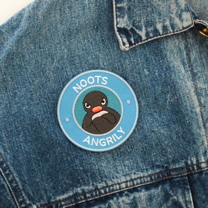Patches for jackets, Embroidered patch, Sew on patch, Patch for jacket, Patch, Patches, Funny patch, Sew on, Meme patch, Noots angrily