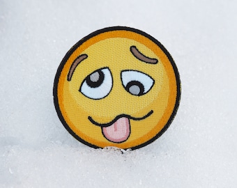 Toppe per giacche, Toppe per giacca, Toppe per giacche, Toppa, Toppe, Emoji, Patch emoji, Patch smiley, Faccina, Patch Woozy, Woozy