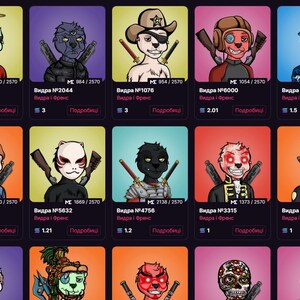 Karikatyrer i NFT-stil. Jag skapar en unik NFT-kollektion för ditt projekt. Designa en anpassad NFT och rita din NFT-seriefigur. bild 3