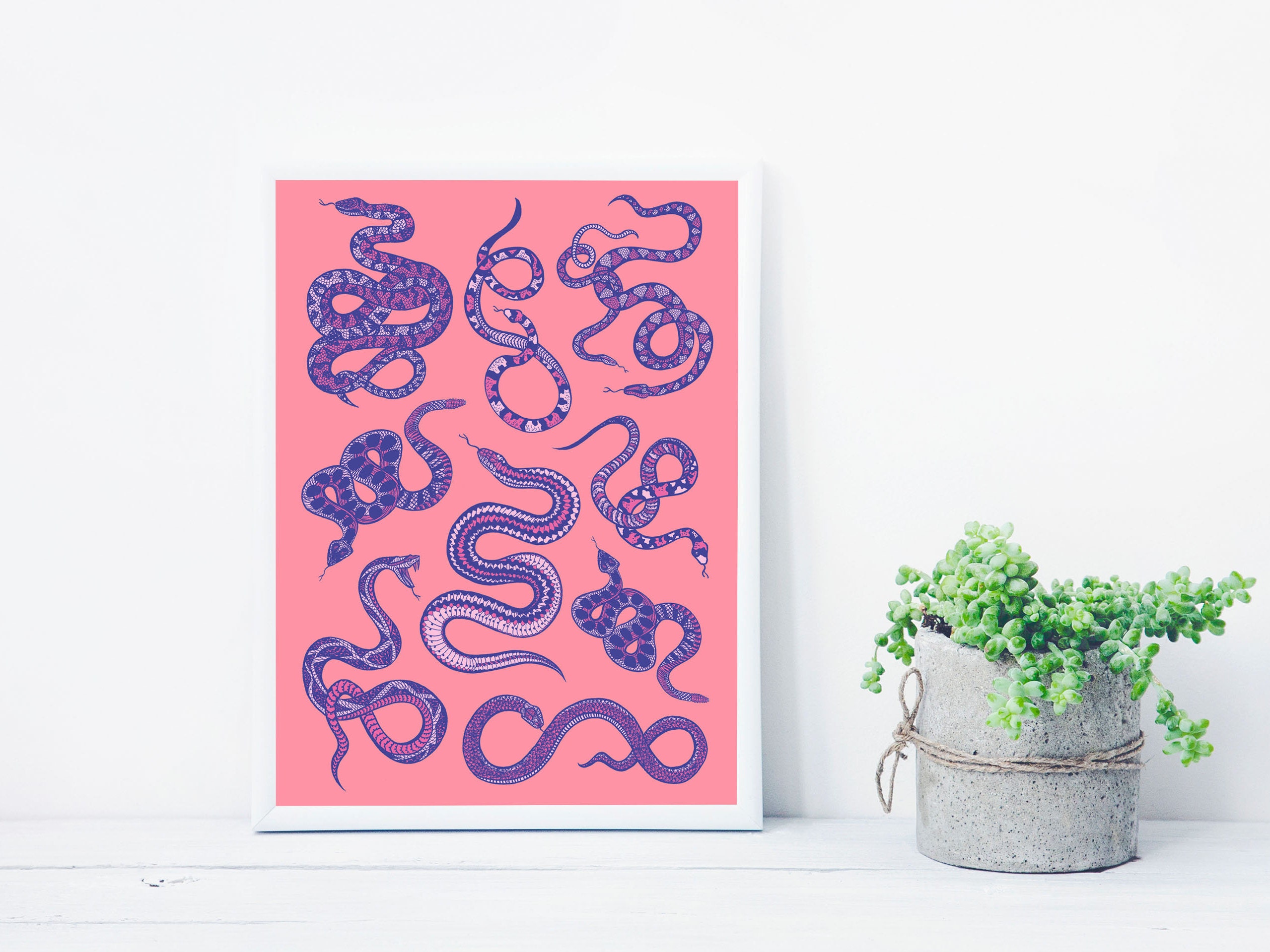 huaraches snake print