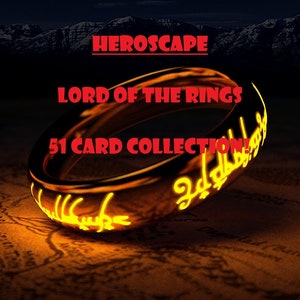 Heroscape-Lord of the Rings-51 Unique Cards!