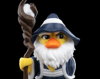 Spellquacker! Poseable fantasy adventure duck! Rubber Pond Guild! Kids love him!