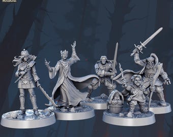 Willow movie fantasy themed minis! Dungeons and Dragons or for any game! 32mm! High Quality professional miniatures!